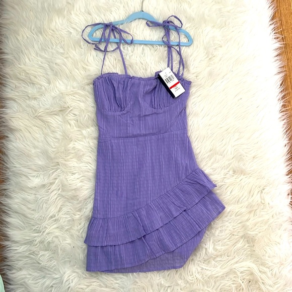 JUNIORS LAVENDER DRESS - Picture 1 of 5